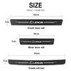 1/4/5Pcs Car Door Sill Scuff Plate Decor Carbon Fiber Stickers For Lexus F SPORT ES RX NX LS UX LM LX GX LC RZ IS CT GS RC HS SC
