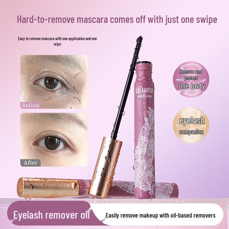 

xixi Gentle Quick-Action Makeup Remover Oil & Eyelash Primer – Portable & Non-Irritating