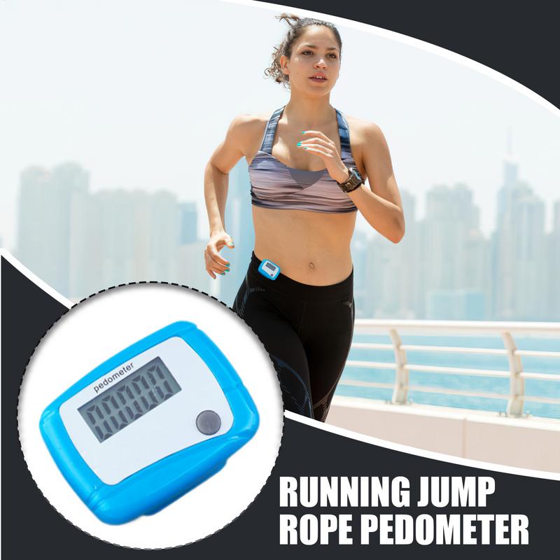 Healthy Sports Pedometers 1pc Random Color LCD Pedometer Step Calorie Counter Walking Distance Sport Pedometer