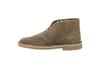 Clarks Herren Bush Shaker 3 Freizeitschuhe, Schnür-Chukka-Stiefel, Sandfarbenes Wachs-Wildleder, Größe 24,0 cm