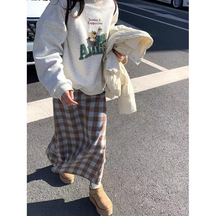 

YYFS женские модные повседневные весенне-осенние блузки и рубашки с круглым вырезом с длинными рукавами Size: One Size