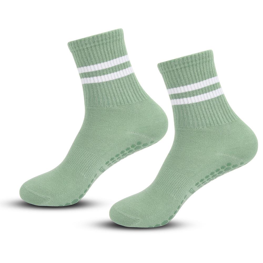 

Носки для пилатеса для взрослых, спортивные, фитнес, средней длины, для йоги, нескользящие, профессиональные, женские, с острыми резиновыми носками, с брюками Shark Two bars without dispensing