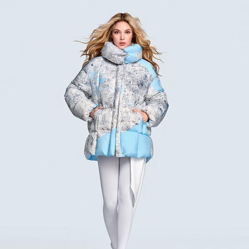 

Пуховик з капюшоном та рукавами-буфами від Bosideng, B40143802 170/92A