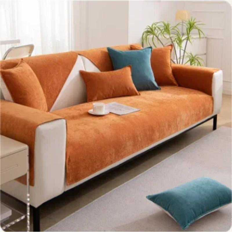 

Cloth Sofa Cover Pets Kid Mat Sofa Towel Anti-slip Couch Cushion Protector Slipcover Removable Sofa Blanket for Living Room 70x70cm 1pcs