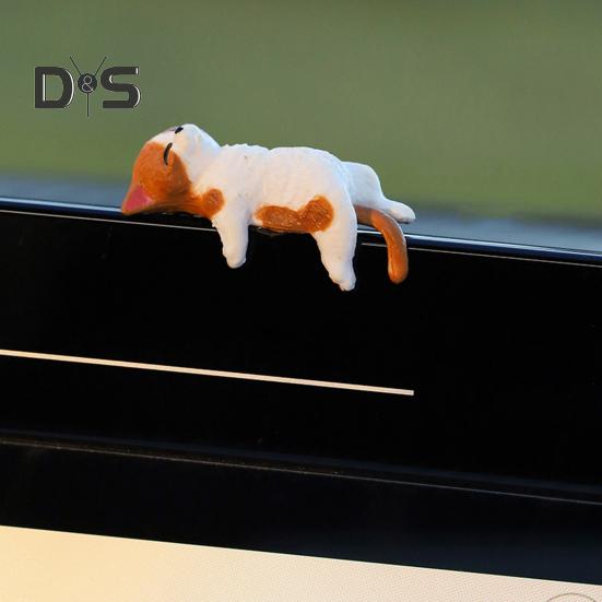 5 ks kočičí ozdobná pryskyřice ručně malovaná mini figurka kočky Sběratelská miniaturní socha kočky do auta Dekor obrazovky centrálního ovládání Dárek pro milovníky koček