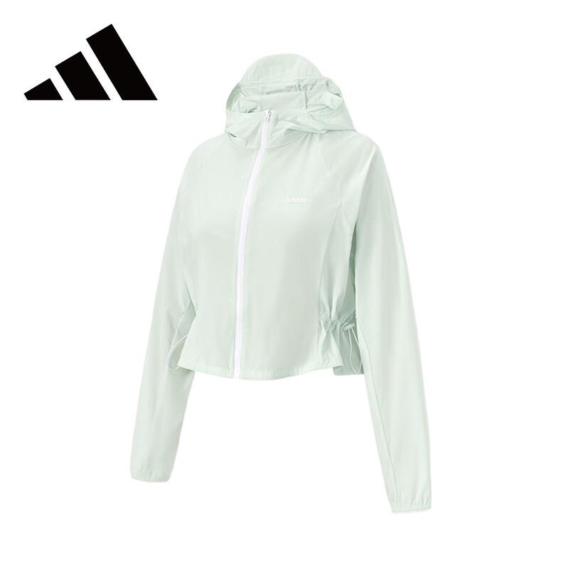 Adidas Women's Spring/Summer Woven Hooded Jacket