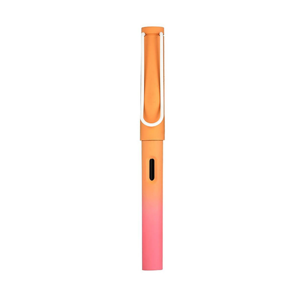 1pcs Gradient Fountain Pen Plastic EF/F Nib Quick-Drying Smoothing Writing Pens Stationery School Office Supplies Ink Pen