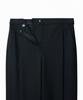 MUSINSA STANDARD WOMAN Women'S Summer Wool Loose Tapered Hidden Banding Slacks [Black]
