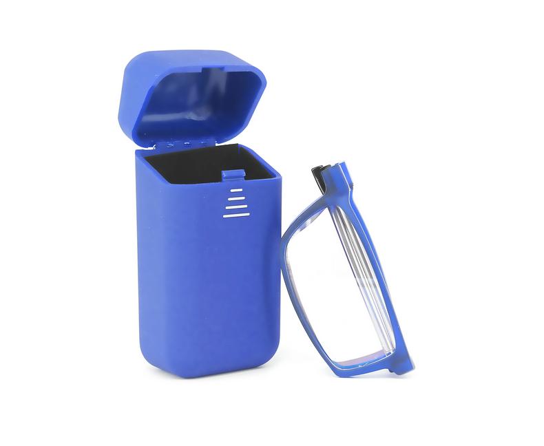 Foldable Anti Blue Light Reading Glasses With Case Portable Computer Glasses For Men Husband Gift