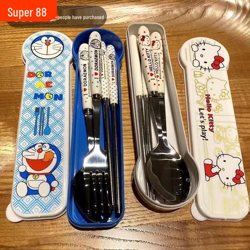 Doraemon Portable Cutlery Set