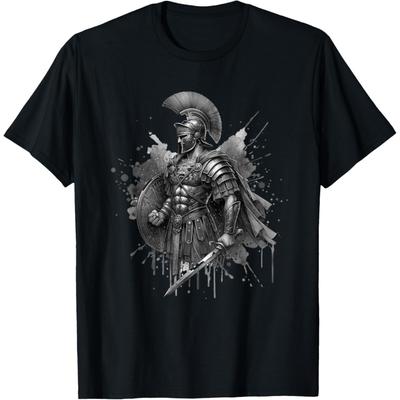 Légion Empire Romain Rome Centurion Soldat Gladiateur Guerrier T-Shirt
