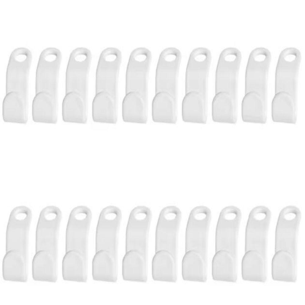 

20PCS Wardrobe Hanger Hooks Organizer Connect Multifunction Cascading Bedroom Wardrobe Storage Space Saving Coat Hook S