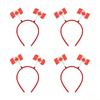 QX2E Cheerful Set Of 4pcs Team Spirit Headbands Headwears For Various Party Occasion