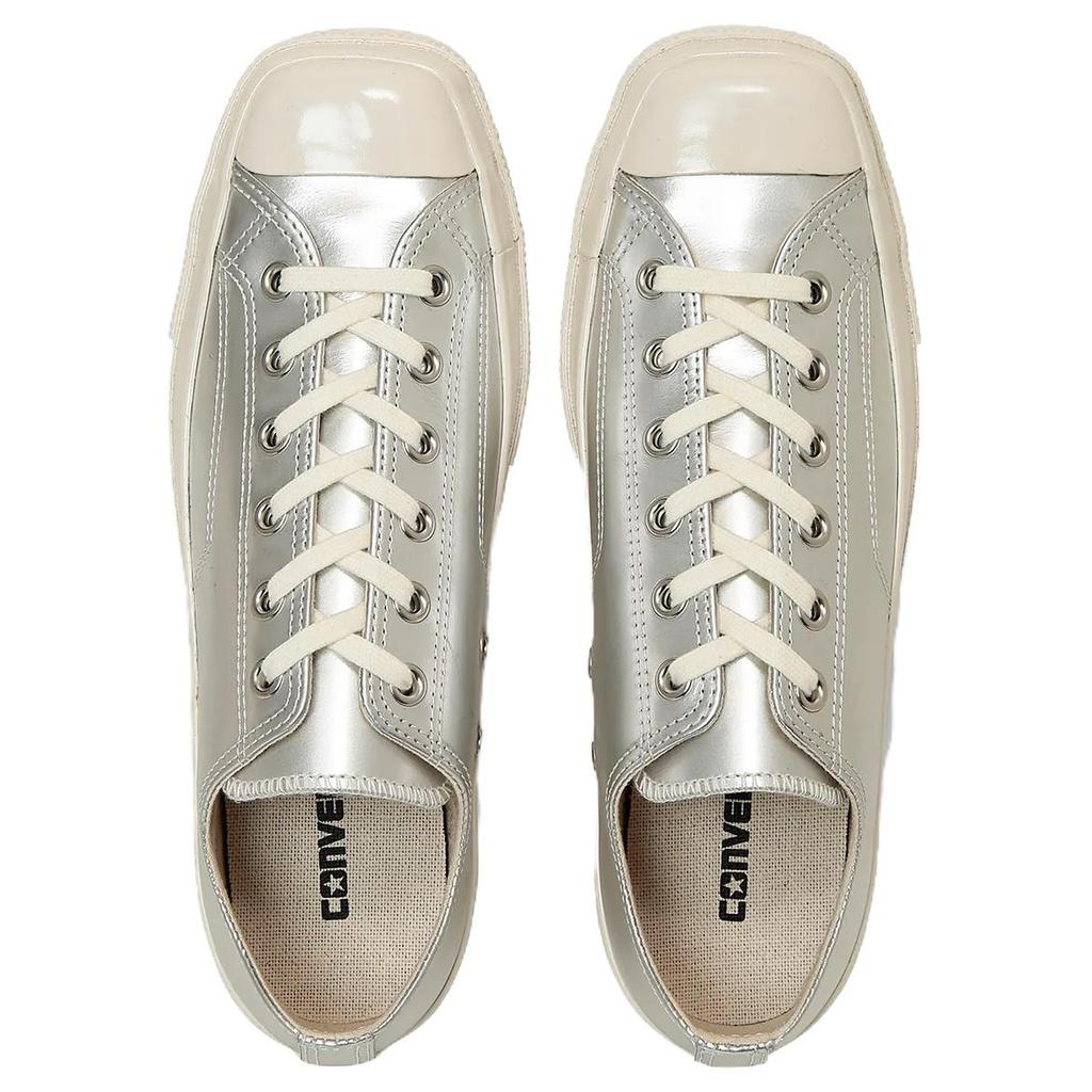 Converse All Star Squaretoe Sv Ox Versatile Comfortable Durable Low-Top Skate Shoes Unisex sneaker Silver 31315830