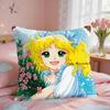 CCandy Candy Anime Cushion Cover Square Short Plush Pillow Case Living Room Sofa Home Decor Funda X