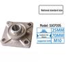 Unidade de Rolamento com Flange Quadrada de Aço Inoxidável Jundingying SUCF205