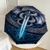 1PC Dragon Sword Umbrella-8-Rib Reinforced, Automatic Open, Lightweight & Durable, Fashion Accessory for Outdoor, H0374