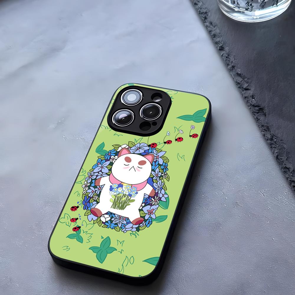 Bee And Puppycat Temp Work Phone Case Tempered Glass For IPhone 17 13 14 16 12 15 11 Pro Max Plus Mini X XR SE2020 Coque