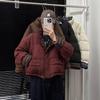 Winter new fashion short down jacket women's casual versatile loose and thin small warm top trendy