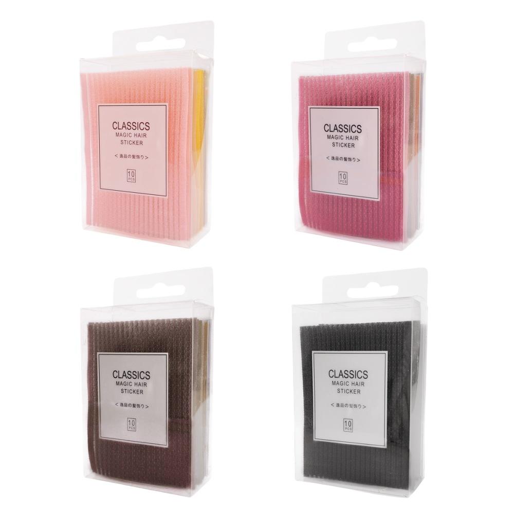 10Pcs Color Hair Patch Lazy Artifact Simple Adult Hairpin Set Little Girl Versatile Hair Accessories