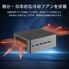 Intel N305 Mini Up To Windows WiFi Triple Power Fast Heat Quiet Compact Computer PC, 3.8GHz, 11, 16GB+512GB RAM, 6/BT5.2, 2.5G LAN, 4K@60Hz, Display,
