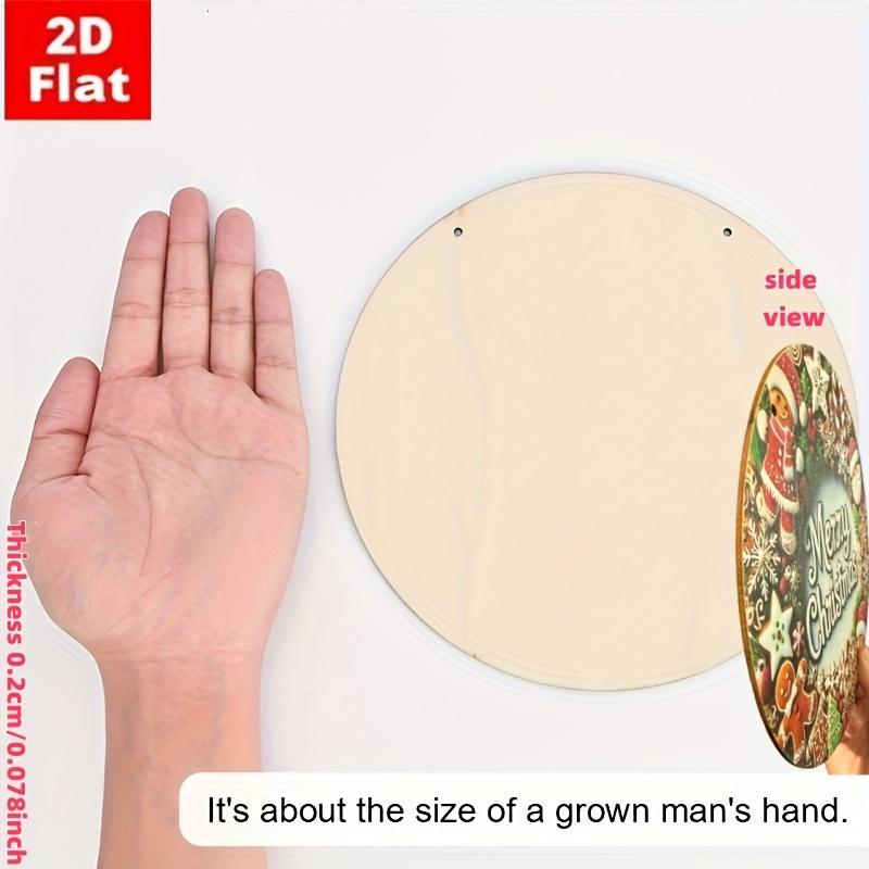 1pcs 2D Flat Christmas Wooden Sign with Sugar House and Gingerbread Patterns Winter Retro Style Christmas Home Courtyard Decorat