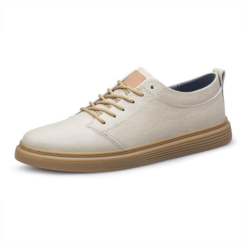 

Casual Spring and Autumn New Round Head Lace-up Board Shoes Men s Low Top Breathable Versatile Sports Hand Grab Little White Men s Shoes 46 покинуть белый