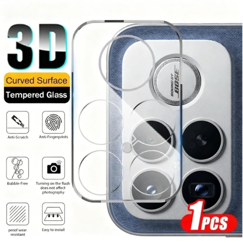

1-3 шт. 3D 9H HD Прозрачная Изогнутая Защита Камеры для Xiaomi Poco F8 Ultra F8 Pro Прозрачная Защита от Падений и Царапин Полное Покрытие Линзы Защитная Пленка из Закаленного Стекла For Poco F8 Ultra&Tempered glass
