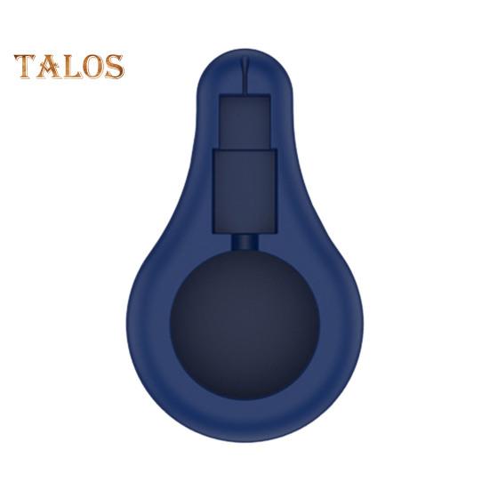 

Силиконовый защитный чехол для зарядного устройства с устройством для намотки шнура Устойчивый к царапинам Компактный портативный дизайн Простая установка Чехол для зарядного устройства для Oura Ring Gen 3 синий