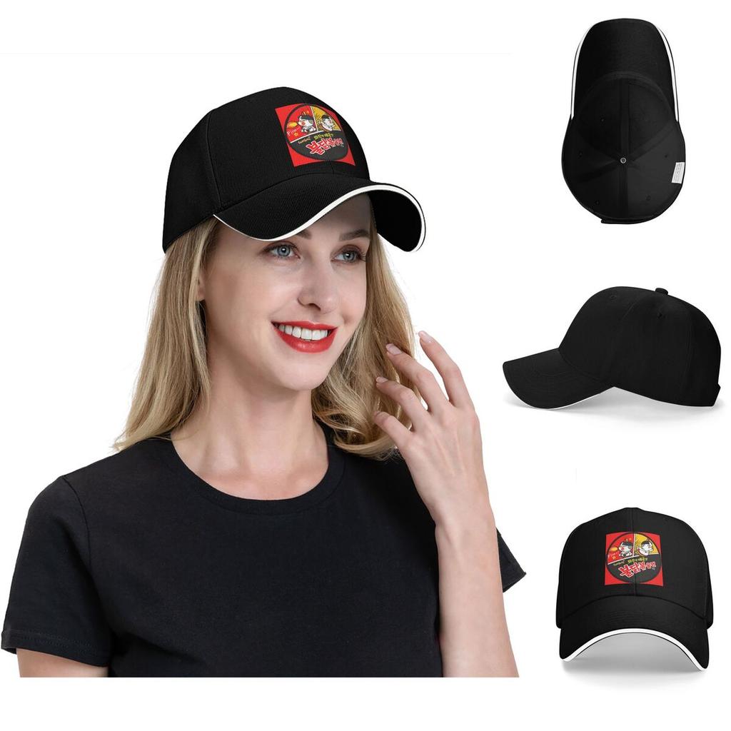 Buldak Ramen Hot Chicken Flavor Noodles Baseball Caps Snapback Baseball Hats Breathable Casual Casquette Outdoor Unisex