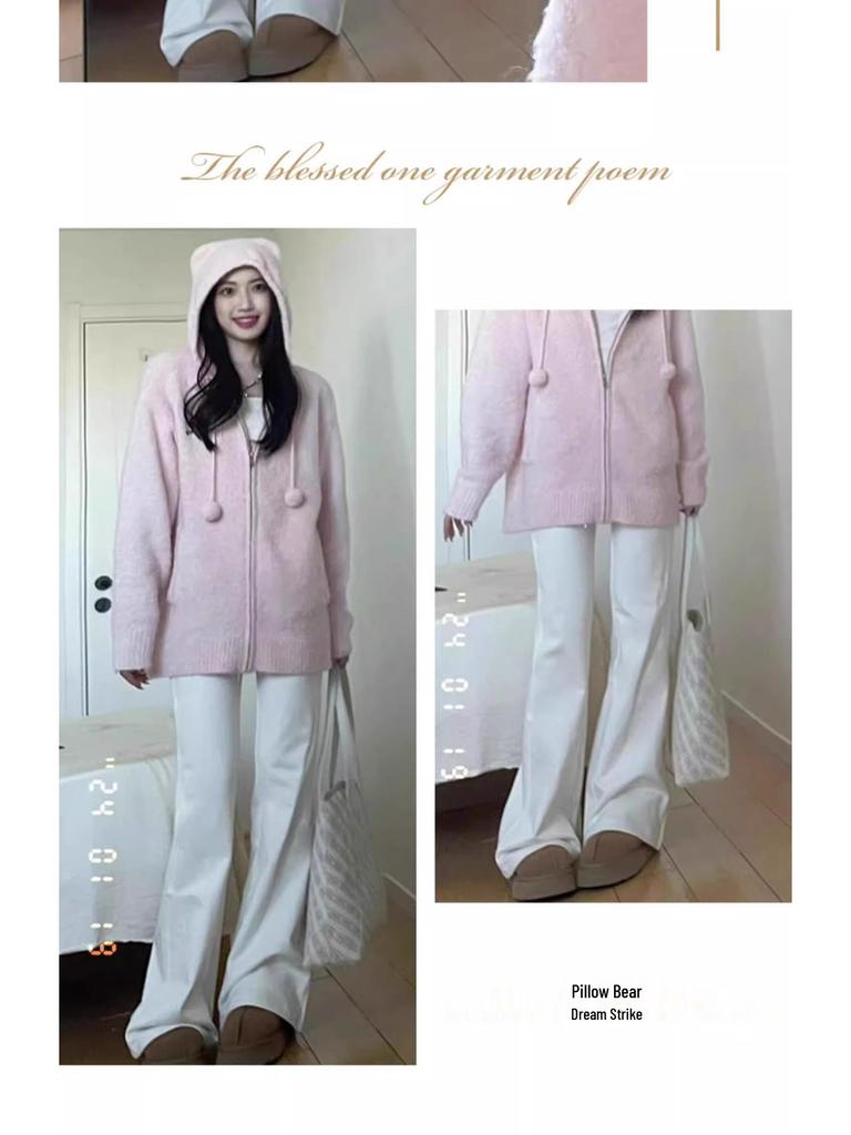 Damskie spodnie dresowe micro-flare z wysokim stanem dla niskich kobiet - Wyszczuplające, casualowe, długość 145 cm, spodnie wiosenno-jesienne.