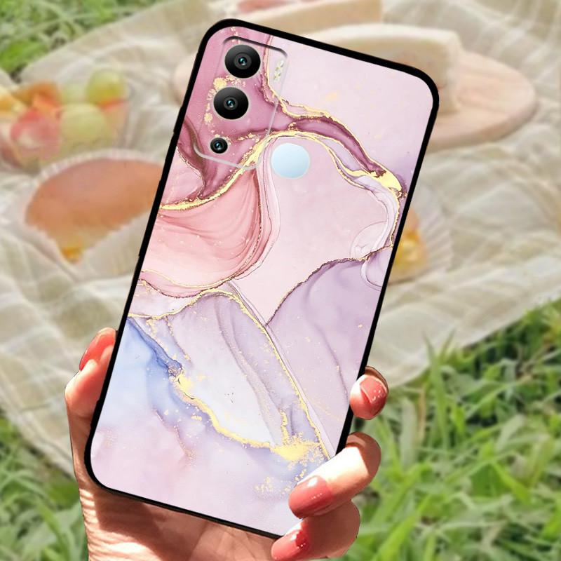 For Infinix Hot 12i Case 12 i X665B Silicone Soft TPU Phone Cover For Infinix Hot 12 Pro X668C Cases Hot12 X6817 Bumper Fundas