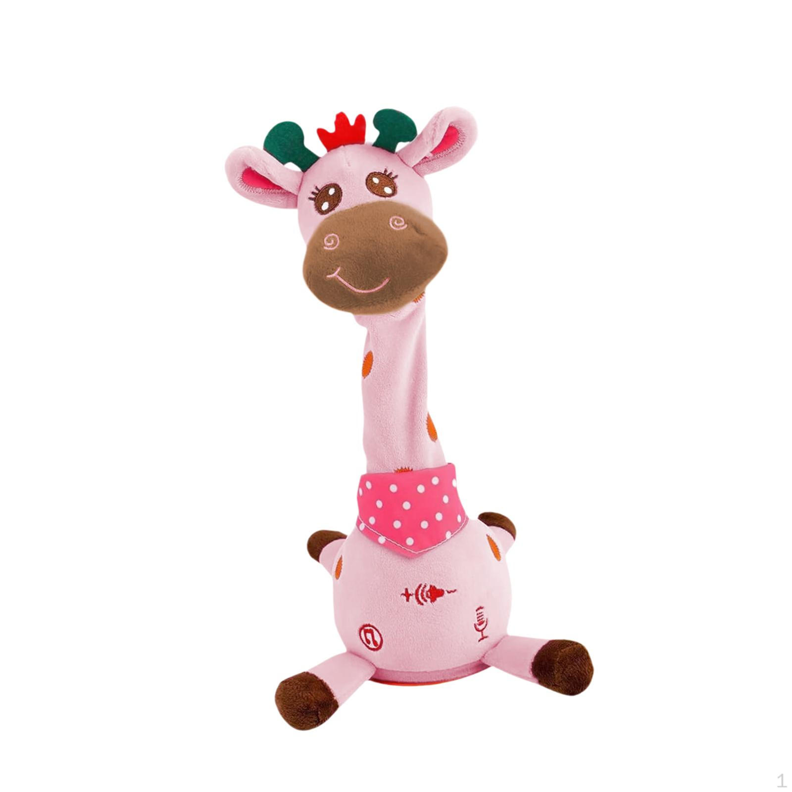 

Dancing And Talking Electronic Musical Giraffe, An Educational Toy That Repeats What You Say, for розовый