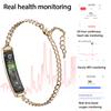 Neues Mode Damen Smart Armband 5ATM Wasserdicht Damen Gesundheit Herzfrequenz Blutsauerstoff Sport Smart Armband Globale Version