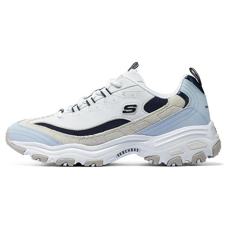 Skechers D'Lites Varsity Spirit Sneaker 'White Beige Blue' 894282-NTNV