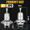 6000W 3D LED H7 Car Headlight Bulbs 6500000LM Canbus CSP Chip Turbo Fan Auto Light Mini H7 LED Emit Diode Plug&Play For 99% Cars