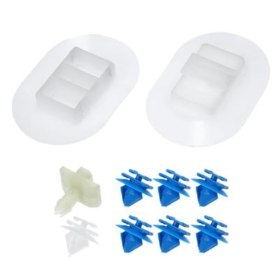 ACROPIX 10pcs Car Door Trim Panel Clips Side Skirt Fixing Clips Set Body Retainer