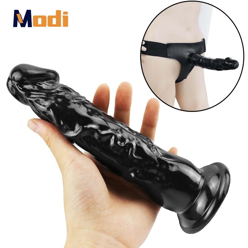 Strapon Dildo לנשים MoDi תחתוני דילדו חגורת פין ענקית רתמה מינית רצועה על צעצוע מין ללסבית 18+