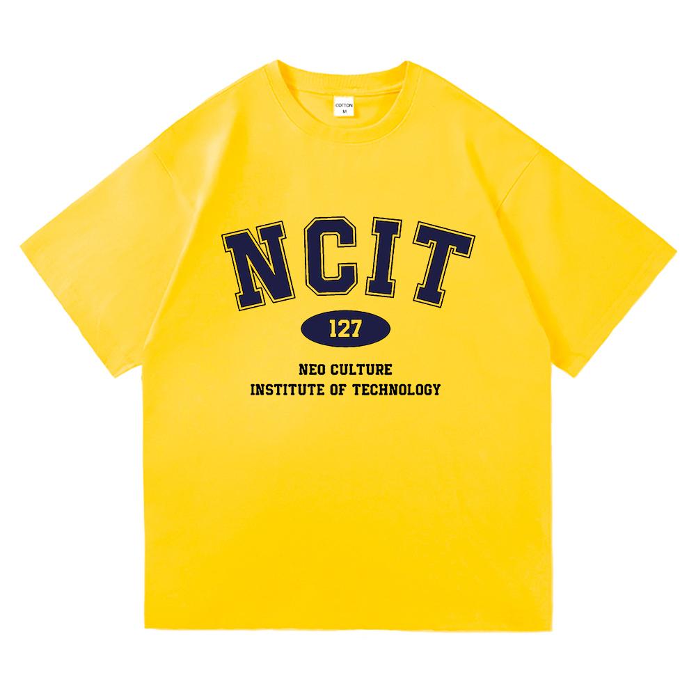 

NCT 127 Футболка Мода Мужская Харадзюку Эстетика Уличная одежда Классическая футболка Унисекс Высокое качество Винтаж Повседневные Хлопковые Футболки 4XL
