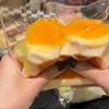 Food Ade Silicone Silicone Yellow Egg Sandwich Toy Creative Prank Toys  for Kids Adults