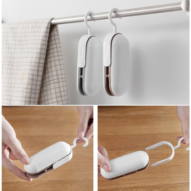Mini Sealing Machine Portable Heat Sealer Plastic Package Storage Bag Handy Sticker And Seals For Food Snack Kitchen Accessories