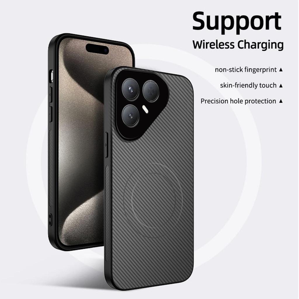 Carbon Fiber Texture TPU Phone Case for TECNO POVA 8 Pro 5G,8 5G,7 Ultra 5G,7 Pro 5G,7 5G Shockproof Soft Cover