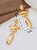 Temperament Simple Long Geometric Water Drop-Shaped Alloy Earrings Personalized Creative Fashion Simple Versatile Earrings
