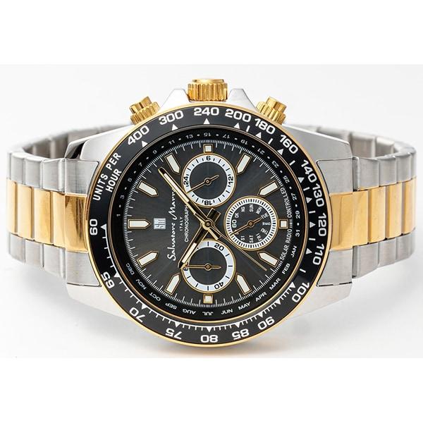 Salvatore Marra SM24108 Unisex Quartz Wrist Watch SM24108-SSBKGD SM24108-BKBK Gift Casual Business Sports Student