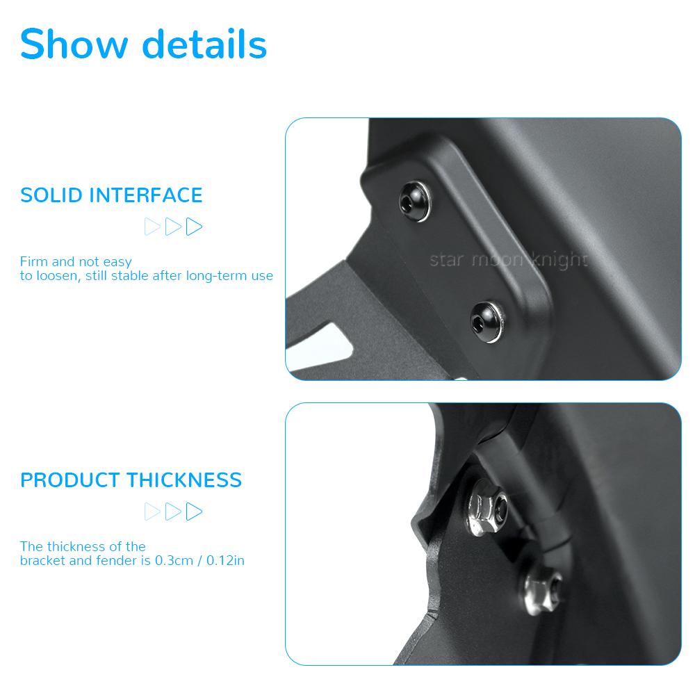 For Honda NT 1100 NT1100 2022 2023 2024 Motorcycle Accessories Fender Splash Guard Front Wheel Mudguard Extended