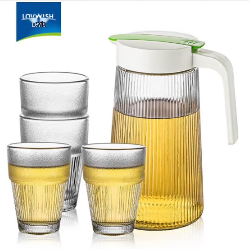 LOVWISH Le Ya 5-Piece Glass Water Set