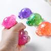 1/4 Stück Glitzer Schildkröte Zucker Stressball Angstlinderung Klare Schildkröte Knetspielzeug Dehnbar Langsam Aufgehend Entspannendes Tier Quetsch Fidget Spielzeug