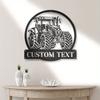 Unique Custom Farmhouse Tractor Metal Wall Art Sign Personalized Farm Nameplate Modern Sturdy Room Decor