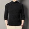 Men's Chenille Fuzzy Knit Pullover Sweater