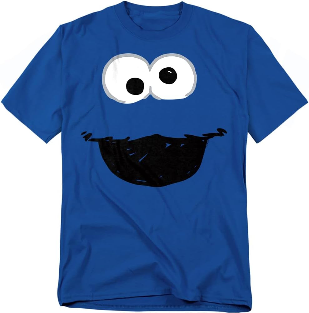 Sesame Street Big Face Crayon Sketch Costume Unisex Adult T Shirt Collection S разноцветный